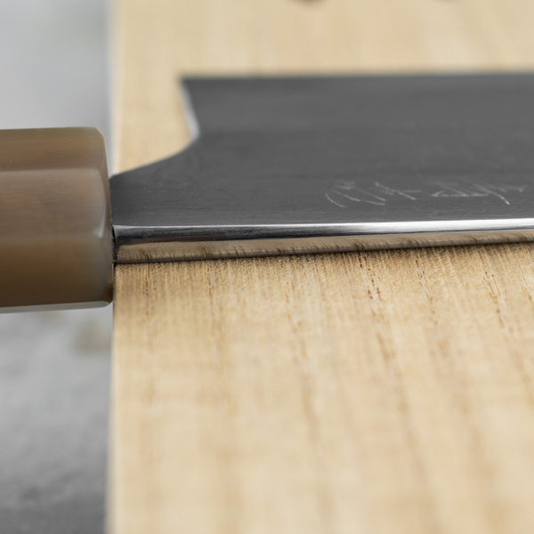 Naoki Mazaki Hon-Sanmai Aogami#1/Iron Damascus Nóż Szefa kuchni 21 cm