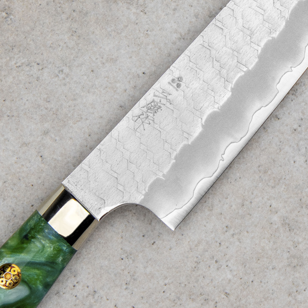Nigara Hamono SG2 Limited Green Nóż Kiritsuke 15 cm