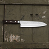Tsunehisa VG-10 Damascus Brown Nóż Santoku 18 cm