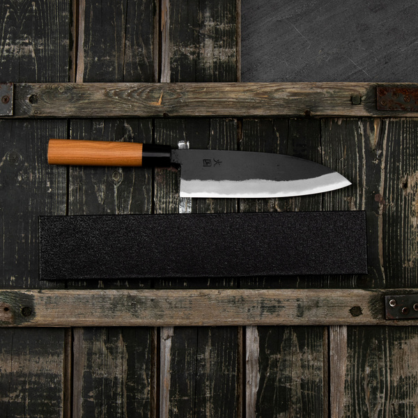 Hinokuni Shirogami#1 Nóż Santoku 18 cm