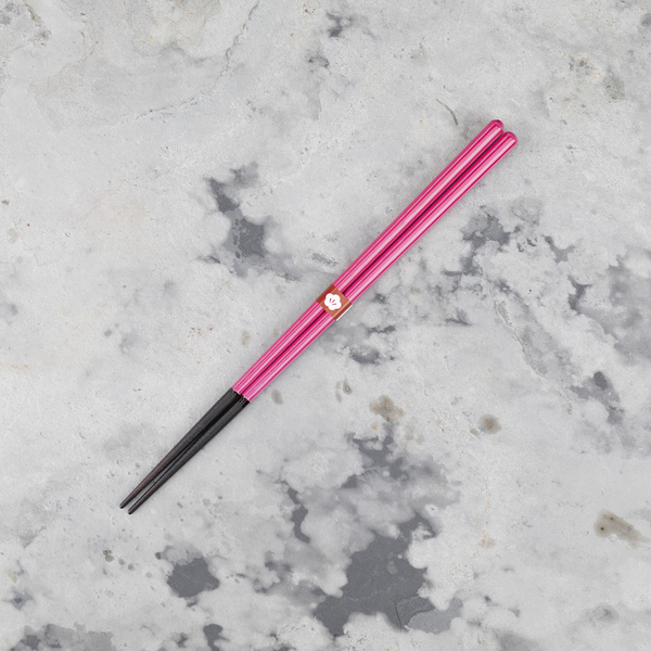 Japońskie Pałeczki do sushi Kawai - Isosukashi Botaniro Hot Pink