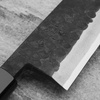 Ittetsu Forge Black Shirogami#2 Nóż Miroshi Deba 24 cm