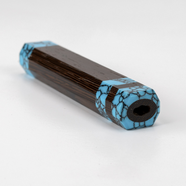 Rękojeść Oktagonalna Wenge/Turkus 11,5 cm