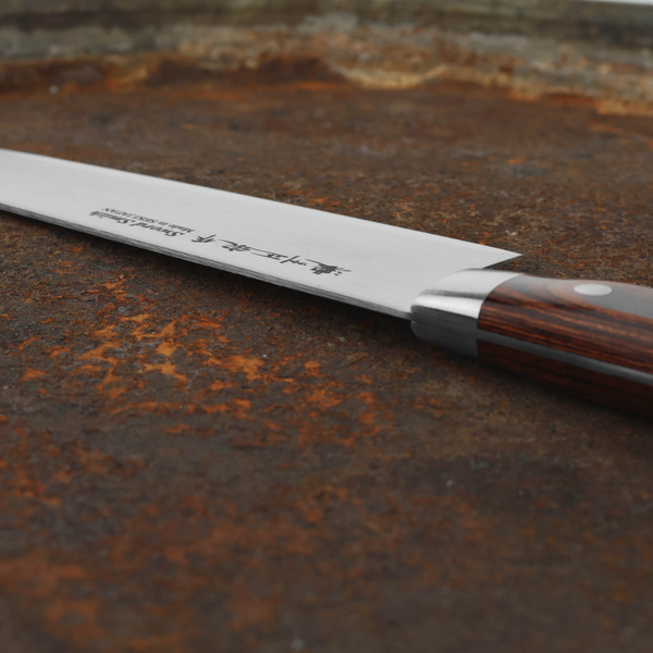 Yasuhiro Cutlery Shirogami#2/SS Mahogany Nóż Szefa kuchni 21 cm