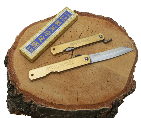 Nóż kieszonkowy Higonokami 90 mm Aogami