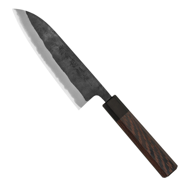 Shiro Kamo Aogami Super/SS Nóż Santoku 16,5 cm
