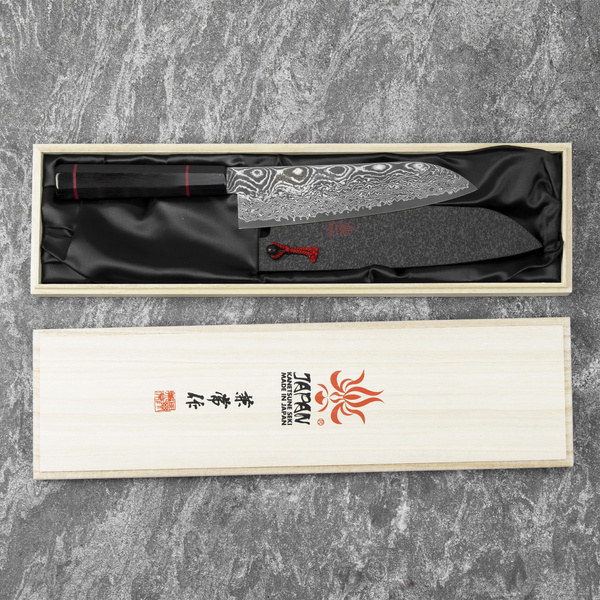 Seki Kanetsune Namishibuki SG-2 Nóż Santoku 18 cm + Saya