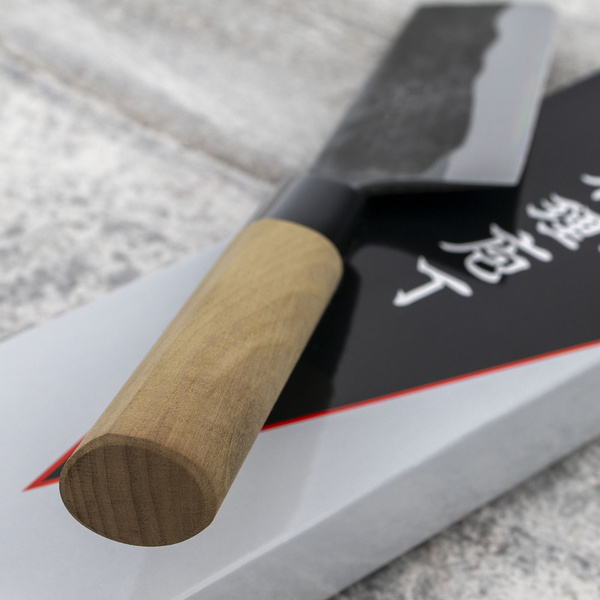 Kajibe Shirogami#2/Iron Nóż Nakiri 13,5 cm