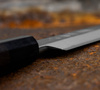 Hideo Kitaoka Shirogami Black Oktagon Nóż Yanagiba 21 cm