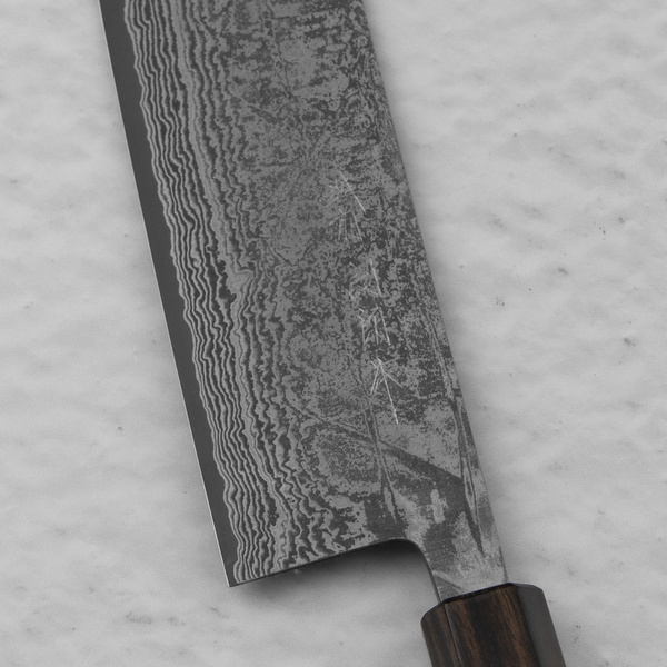 Shiro Kamo SG2 Damascus Nóż Nakiri 16,5 cm