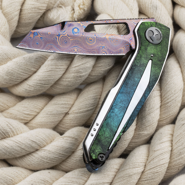 Dew Hara Chronos#7 Pyramid Nóż składany 7,5 cm