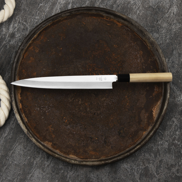 Ittetsu Forge Shirogami#2 Nóż Yanagiba 27 cm Leworęczny