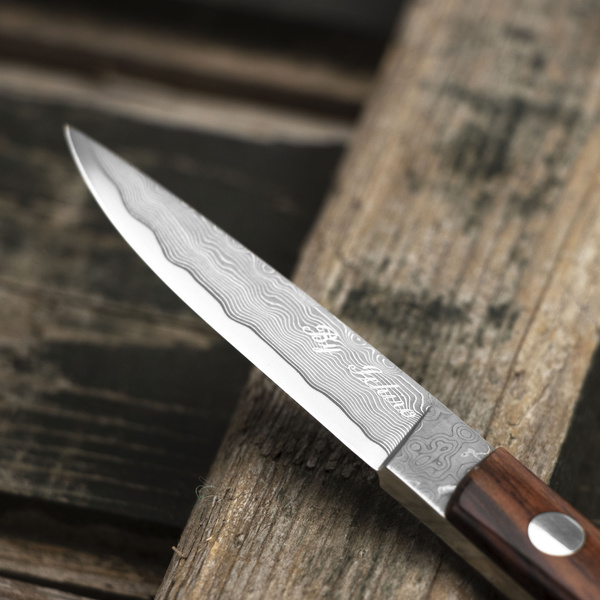 Hattori Medaka 2 Cowry-X Damascus Cocobolo Outdoor 5,7 cm