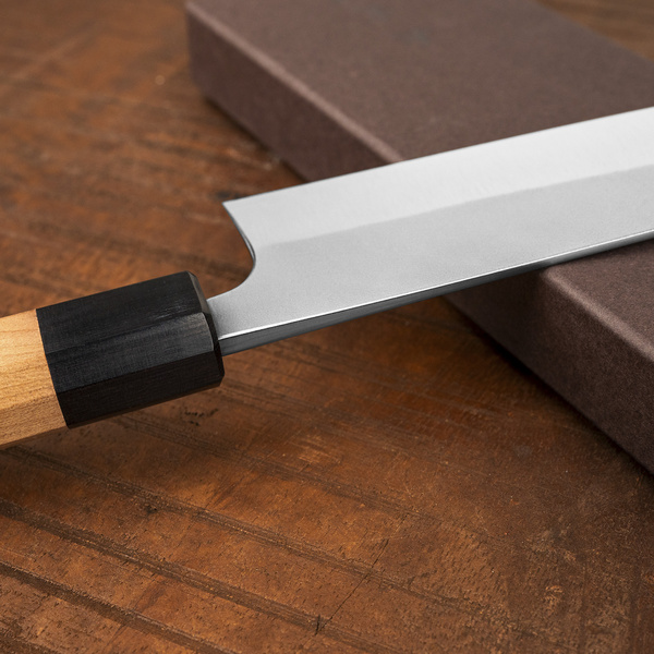 Yoshimi Kato Ginsan/SS Nashiji Nóż Santoku 17 cm