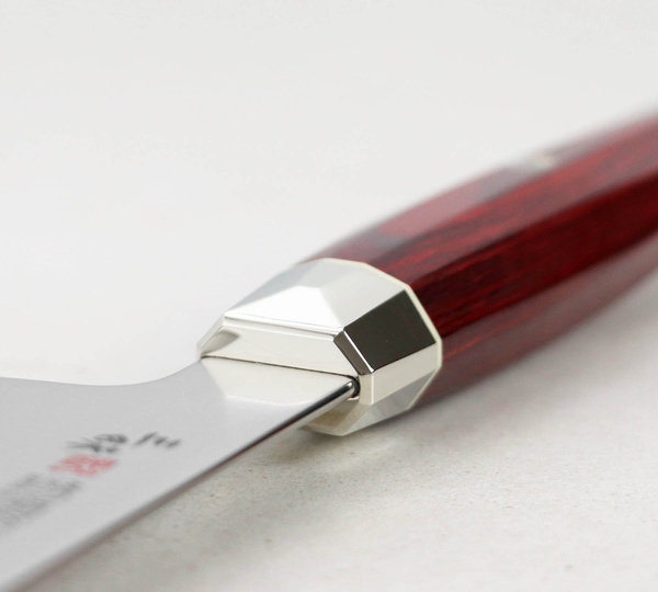 Mcusta Zanmai Red Revolution SPG2 Nóż Santoku 18 cm