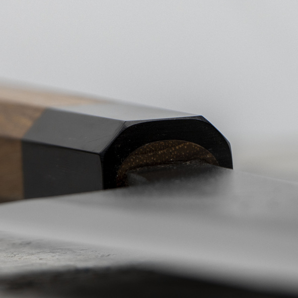 Yoshikane Shirogami#2/SS Nashiji Nóż Santoku 16,5 cm