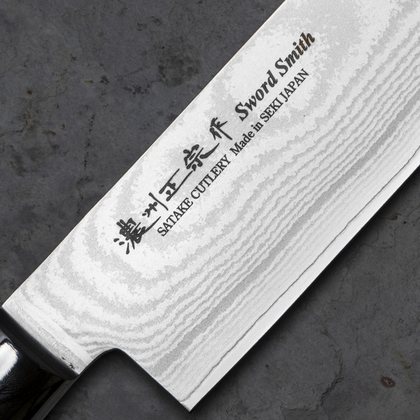 Satake Damascus Nóż Santoku 17 cm