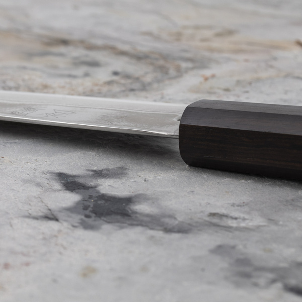 Hatsukokoro Ginsou Silver#3 Nickel Damascus Nóż Santoku 18 cm