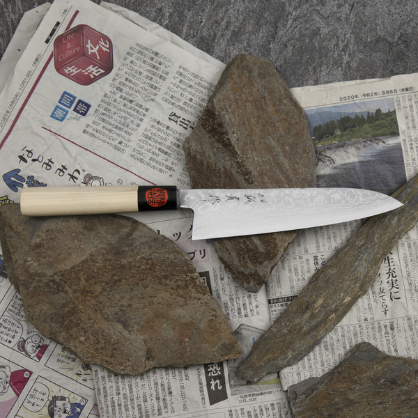 Shigeki Tanaka Aogami #2 Damascus Nóż Szefa kuchni 18 cm