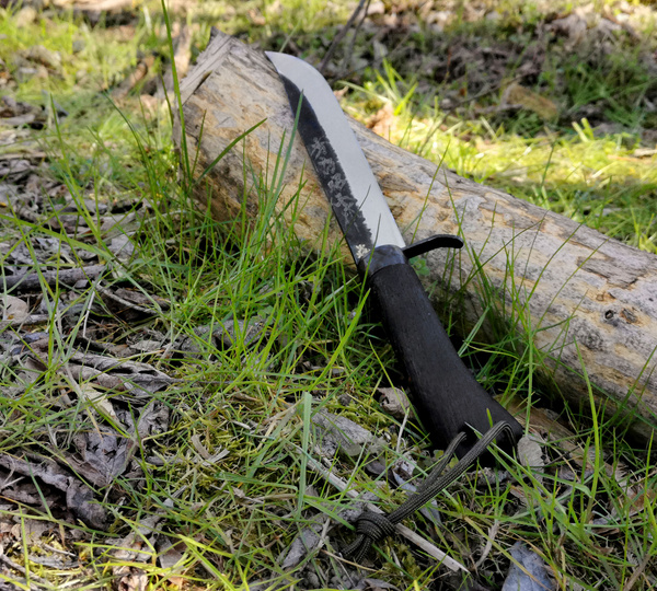 Ikeuchi En Kuro Nóż Outdoor 18 cm