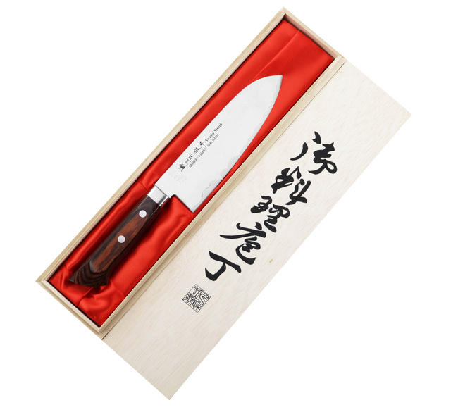 Satake Unique AUS-8 Nóż Santoku 17cm