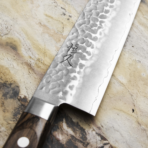 Hokiyama Murakumo AUS-8 Brown Nóż Kiritsuke Gyuto 21 cm