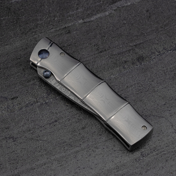 Nóż składany Mcusta Shinra Take Damascus VG-10 6,5 cm