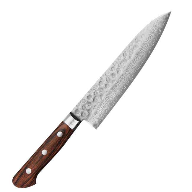 Tsunehisa VG-10 Damascus Brown Nóż Szefa kuchni 18 cm