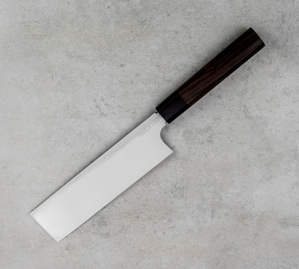 Hideo Kitaoka Shirogami Black Oktagon Nóż Usuba 18 cm