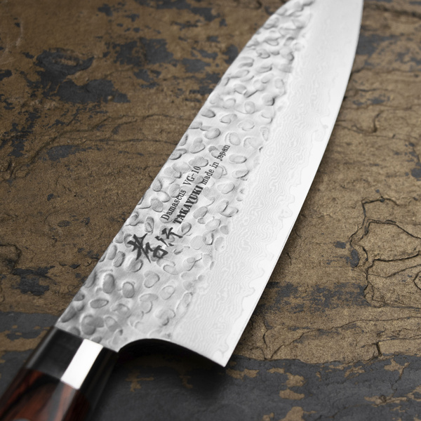 Sakai Takayuki Hammered VG-10 Nóż Santoku 18 cm