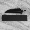 Ryo Nomura Shirogami#2 Damascus Wharncliffe Black Medium