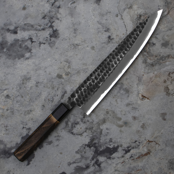 Mutsumi Hinoura Shirogami#2/Iron Nóż Szefa kuchni 24 cm