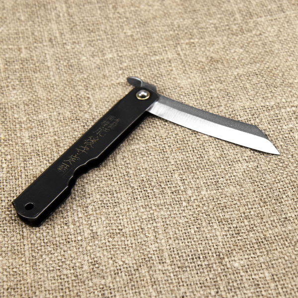 Nóż kieszonkowy Higonokami Kanekoma Mono Black 7,5 cm 