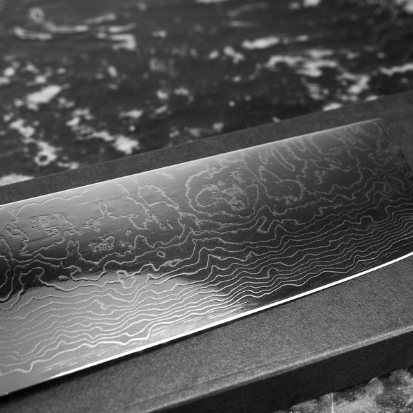 Matsubara STRIX Damascus Nóż Nakiri 16 cm