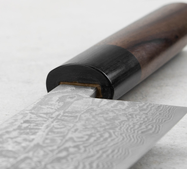 Shiro Kamo SG2 Damascus Nóż Santoku 16,5 cm