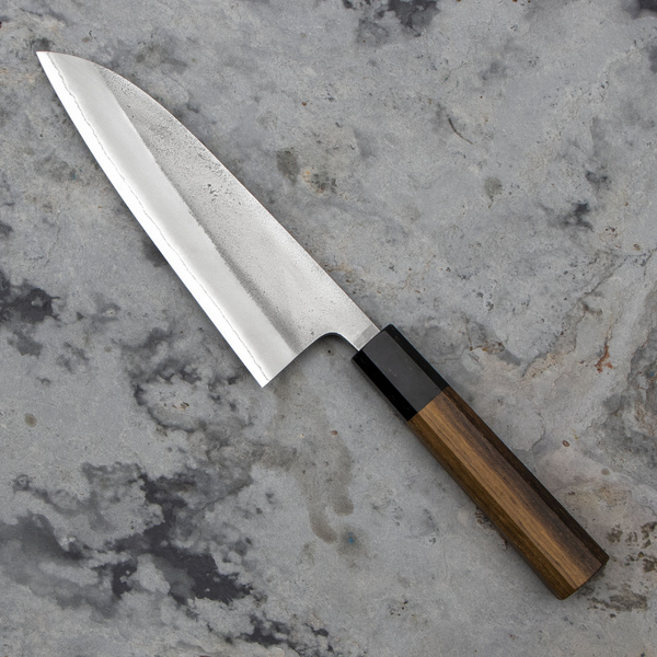 Yoshikane Shirogami#2/SS Nashiji Nóż Santoku 16,5 cm