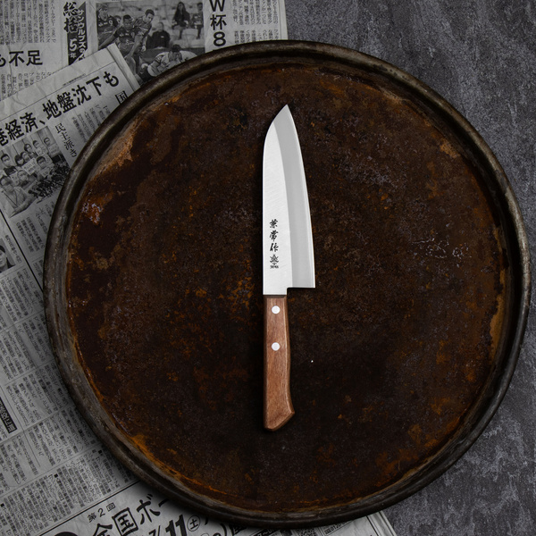 Kanetsune 510 Shiro-2/SS Nóż Santoku 16,5 cm
