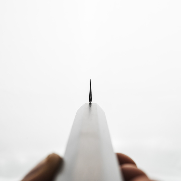 Hatsukokoro Hayabusa VG-10 Damascus Nóż uniwersalny 15 cm