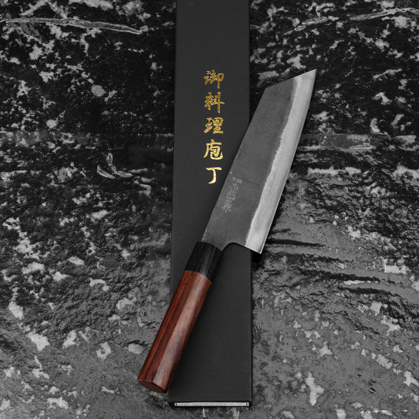 Yoshida Hamono Aogami#2/Iron Nóż Bunka 19 cm