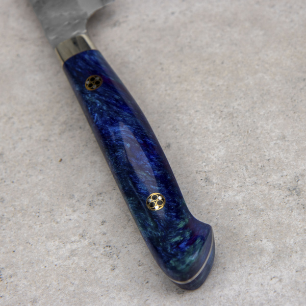 Nigara Hamono SG2 Limited Blue White Nóż Kiritsuke 15 cm