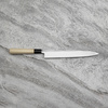 Ittetsu Forge Black Shirogami#2 Nóż Yanagiba 24 cm Leworęczny