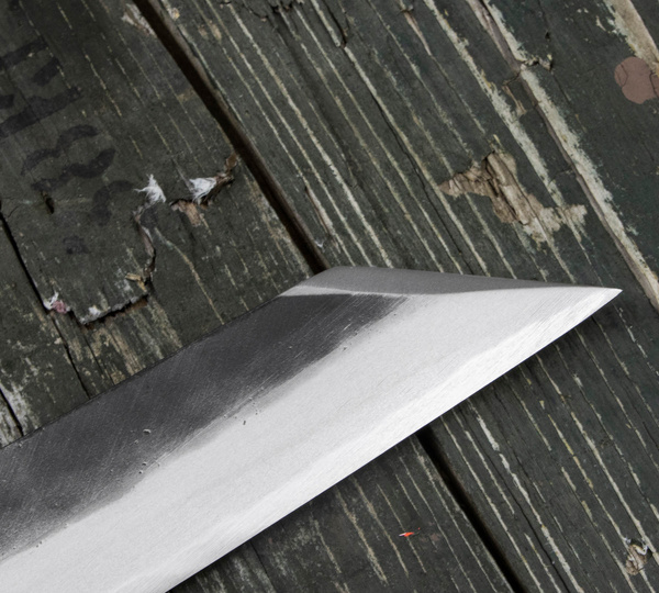 Hideo Kitaoka Shirogami Black Oktagon Nóż Kiritsuke 27 cm