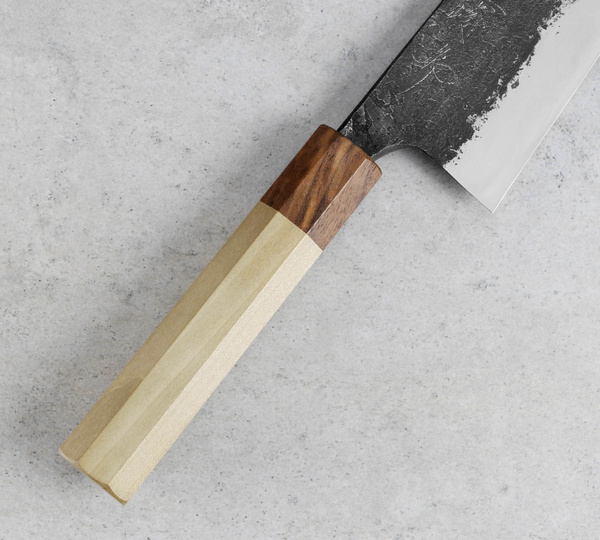 Naoki Mazaki Shirogami#2 Nóż Santoku 18 cm