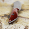 Ryo Nomura Shirogami#2 Damascus Hakata Red
