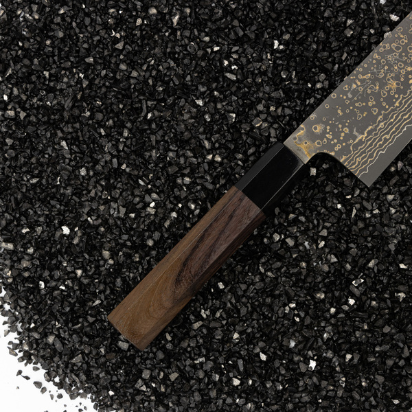 Takeshi Saji RW Gold VG-10 Nóż Santoku 18 cm