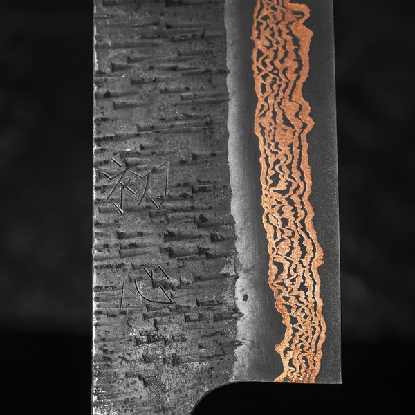 Hatsukokoro Yorokobi Tsuhime SLD Nóż Santoku 17 cm