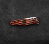 Nóż składany Mcusta Sengoku Red Pakka Damascus VG-10 9 cm