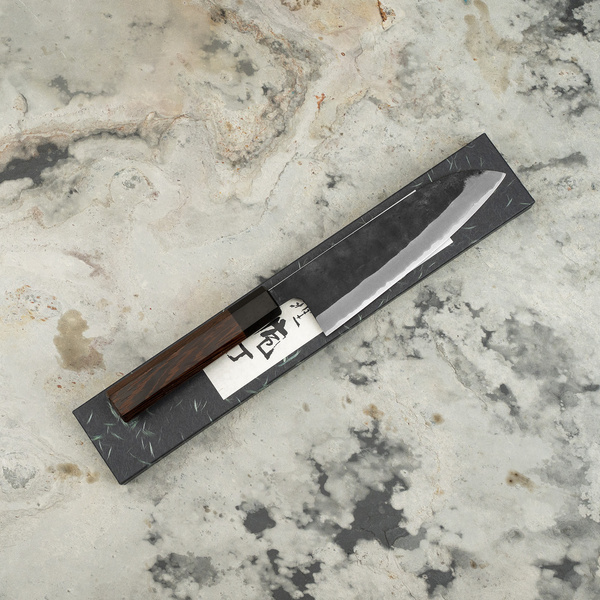 Shiro Kamo Aogami Super/SS Nóż Santoku 16,5 cm