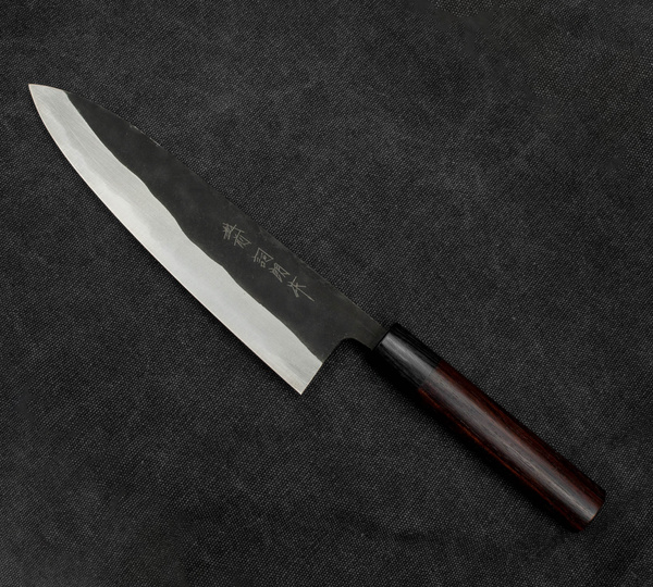 Shiro Kamo Aogami #2 Black Nóż Szefa 21 cm