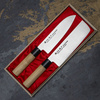 Satake Cutlery Mfg Misaki Zestaw 2 noży w drewnianym pudełku